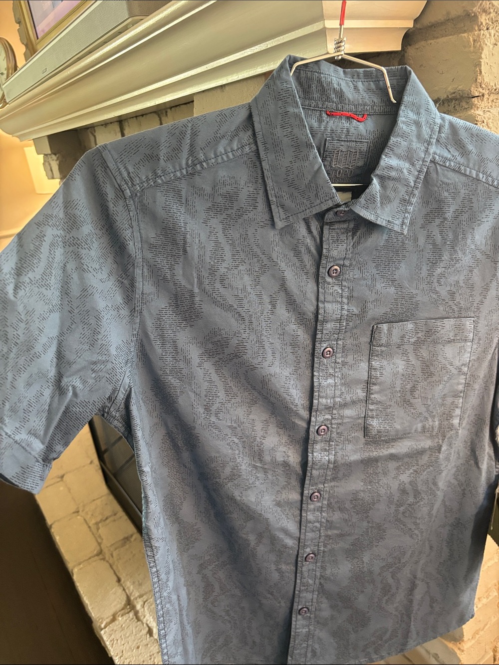Men's Topo Designs  Dirt Desert Short-Sleeve Blue